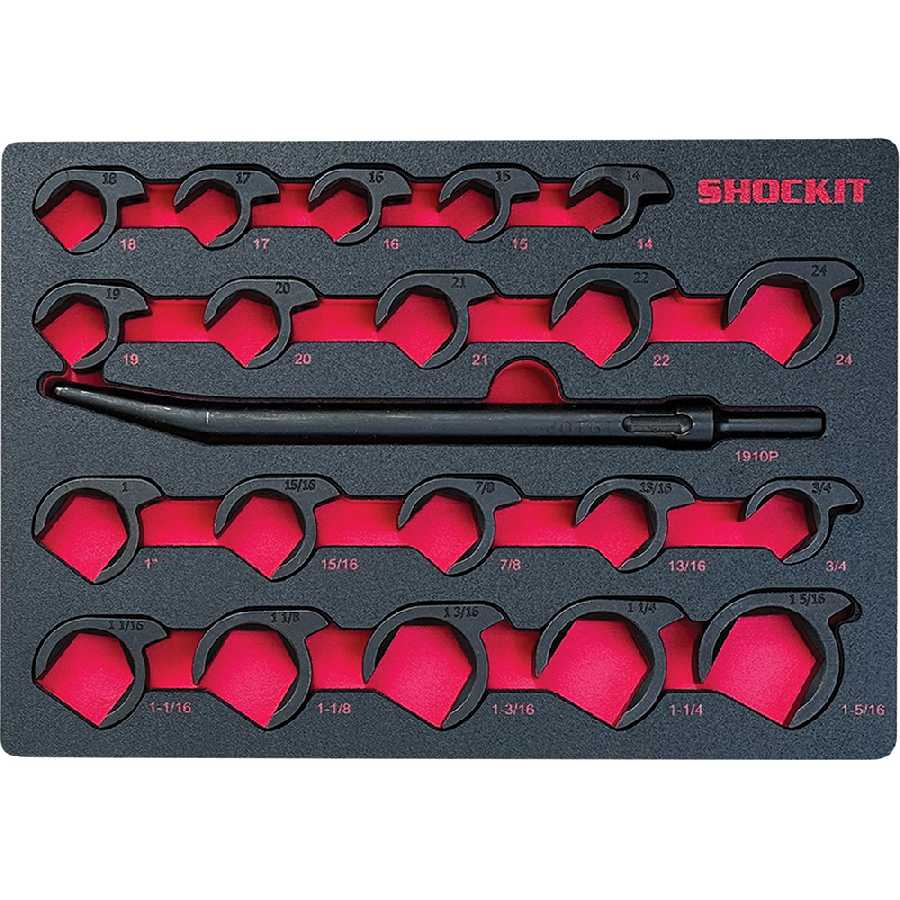 Milton Industries LTI Tool By MIlton 20-Piece SAE/METRIC Sho
