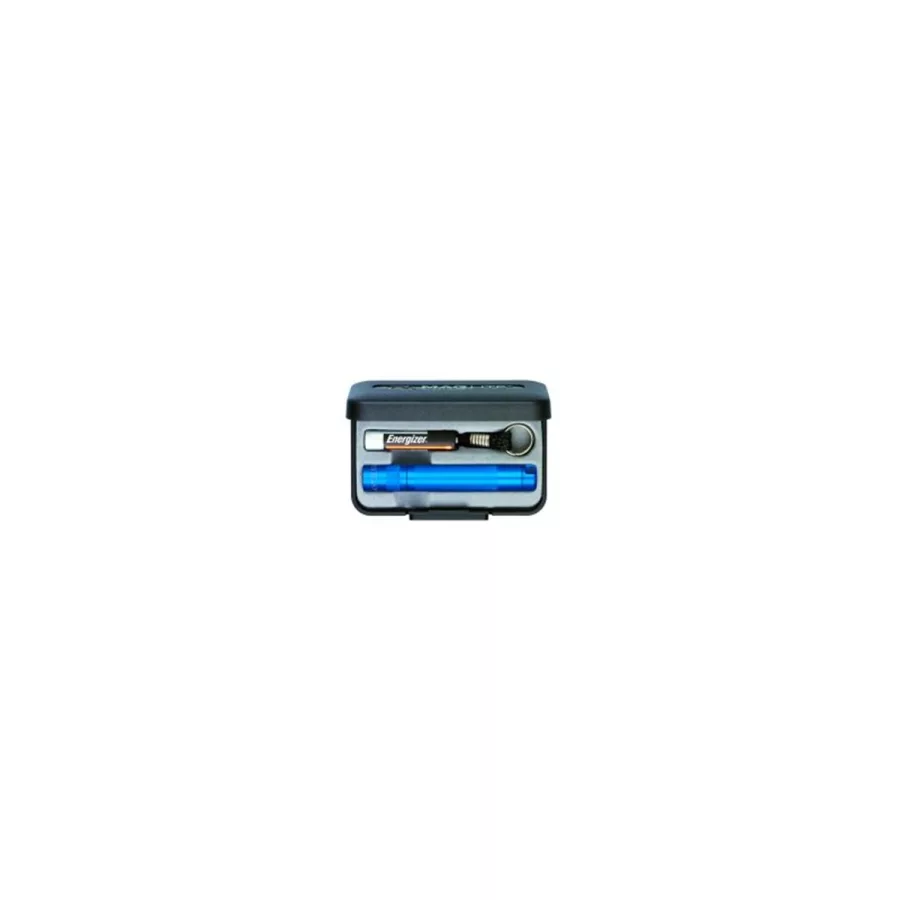 Solitairer AAA Flashlight w/ Gift Box - Blue