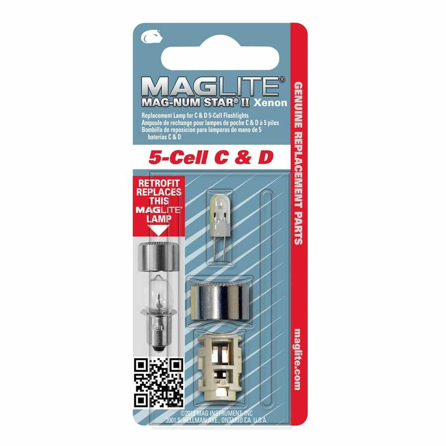 5 Cell MAG-NUM Star II Xenon Replacement Bulb