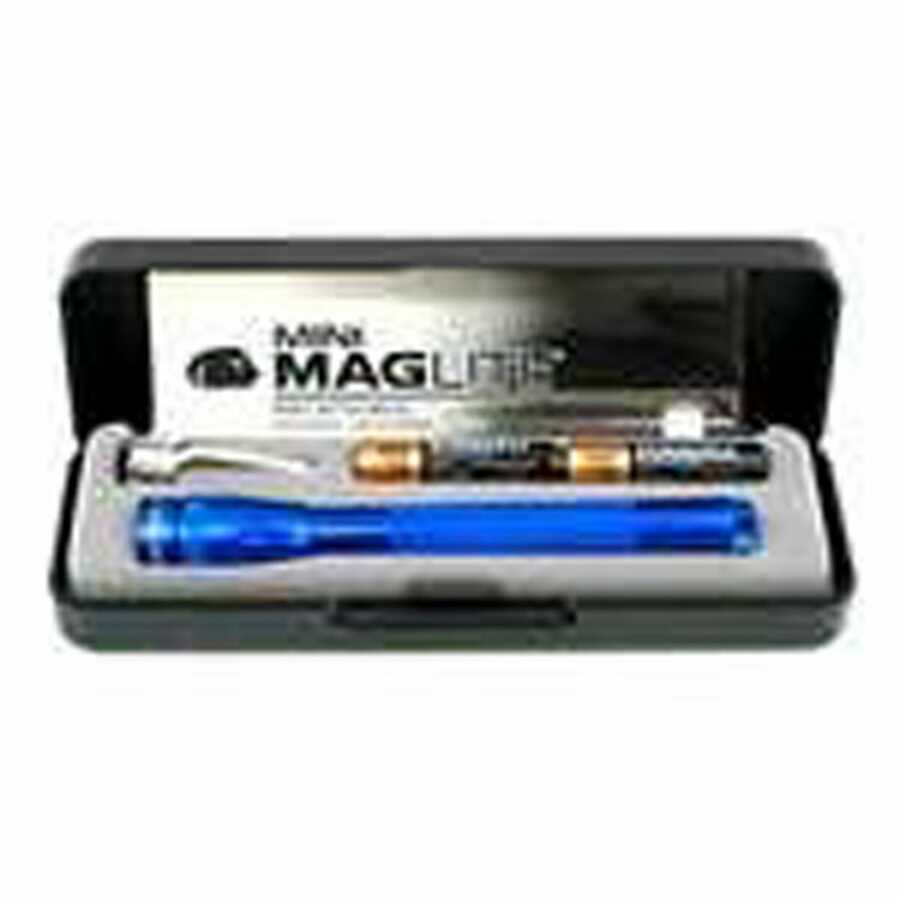 Blue MagLite S3D116 Maglite Heavy-Duty Incandescent 3-Cell D Flashlight