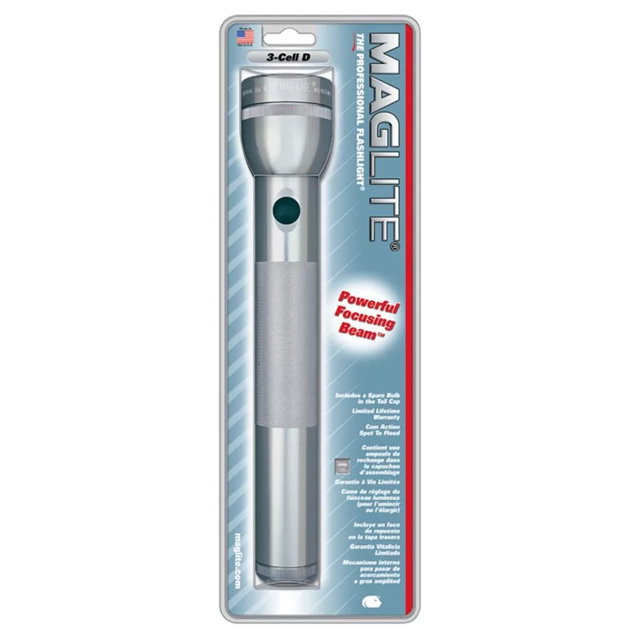 Flashlight - 3 D-Cell Gray