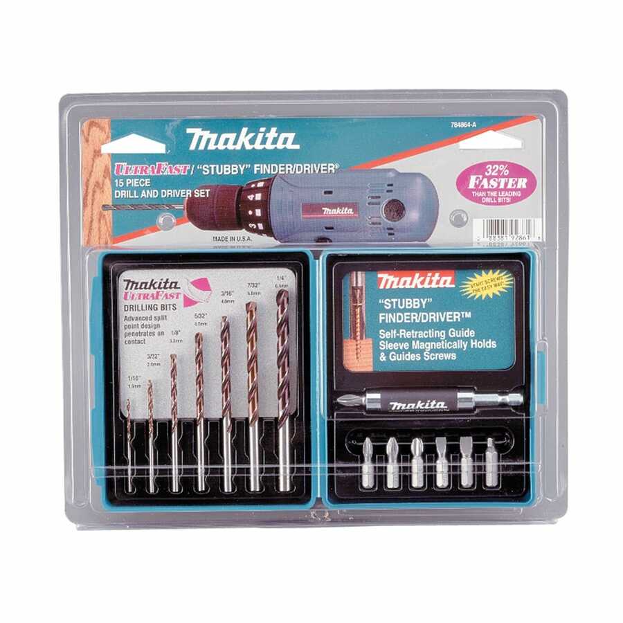 Drill / Driver Set Assortment - 15 Piece