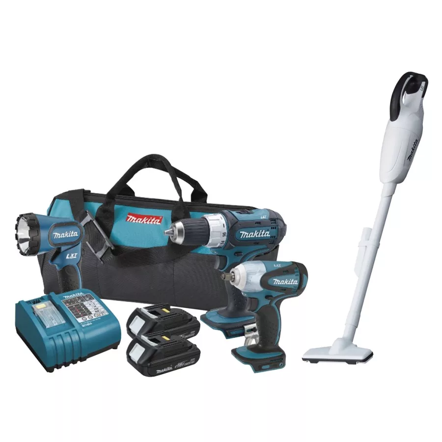 18V Li Ion Combo kit with FREE vacuum