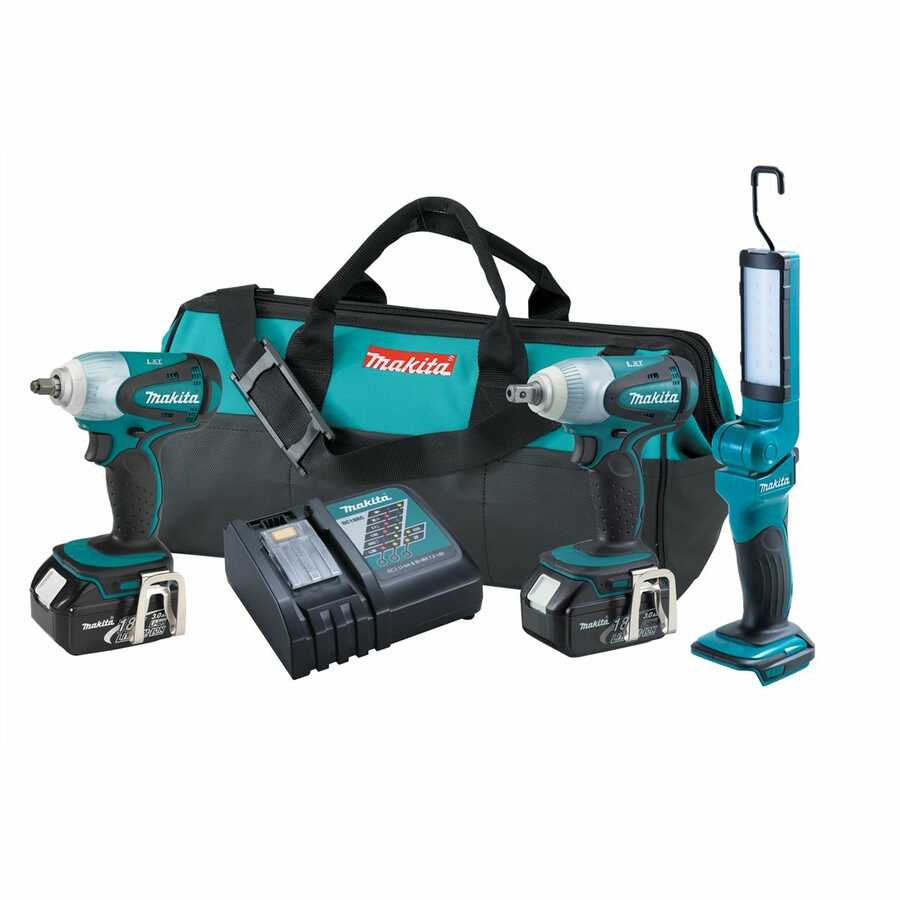 18V LXT Cordless 1/2 Inch Drive Impact Wrench, 3/8 Inch Drive Im