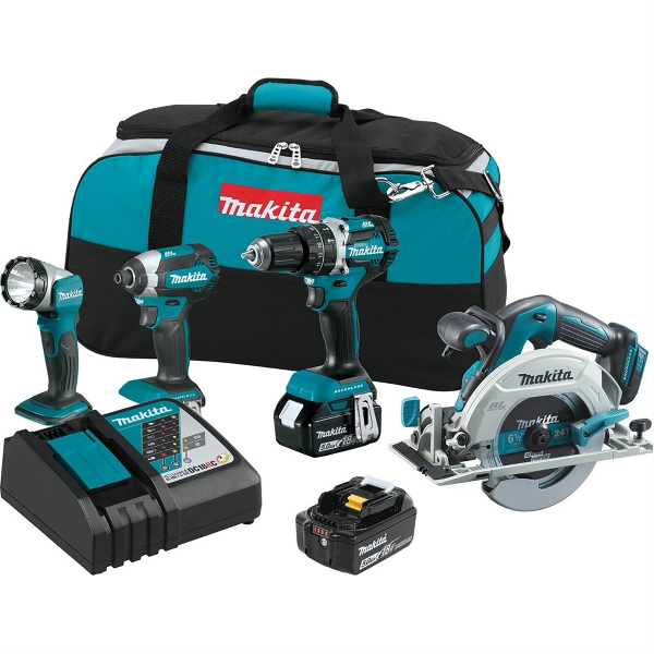 18V LXT LITHIUM-ION 4-PC. COMBO KIT (5.0AH)