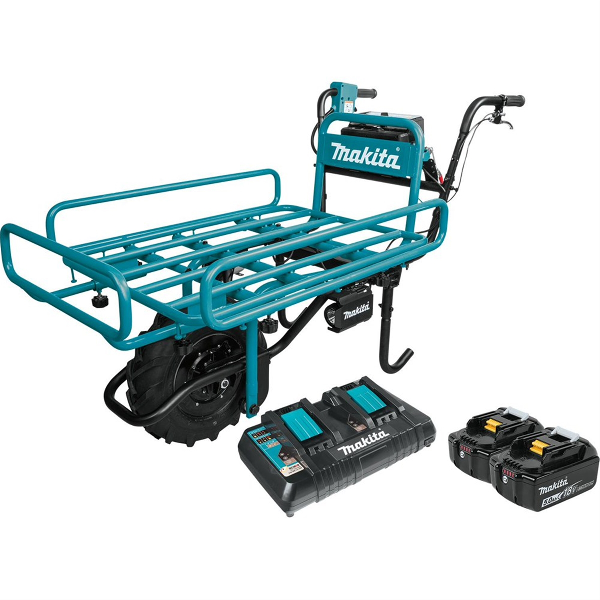 18V Cordless Power-Assisted Flat Dolly Kit (5.0AH)