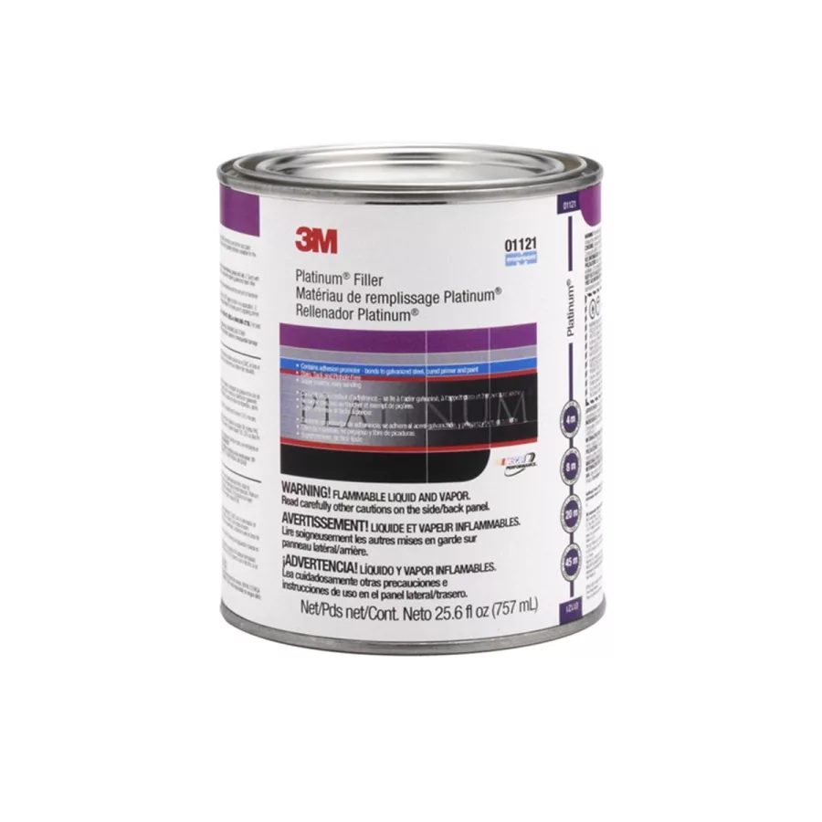 HAZMAT - Platinum(R) Premium Body Filler w/Hardener - Qt