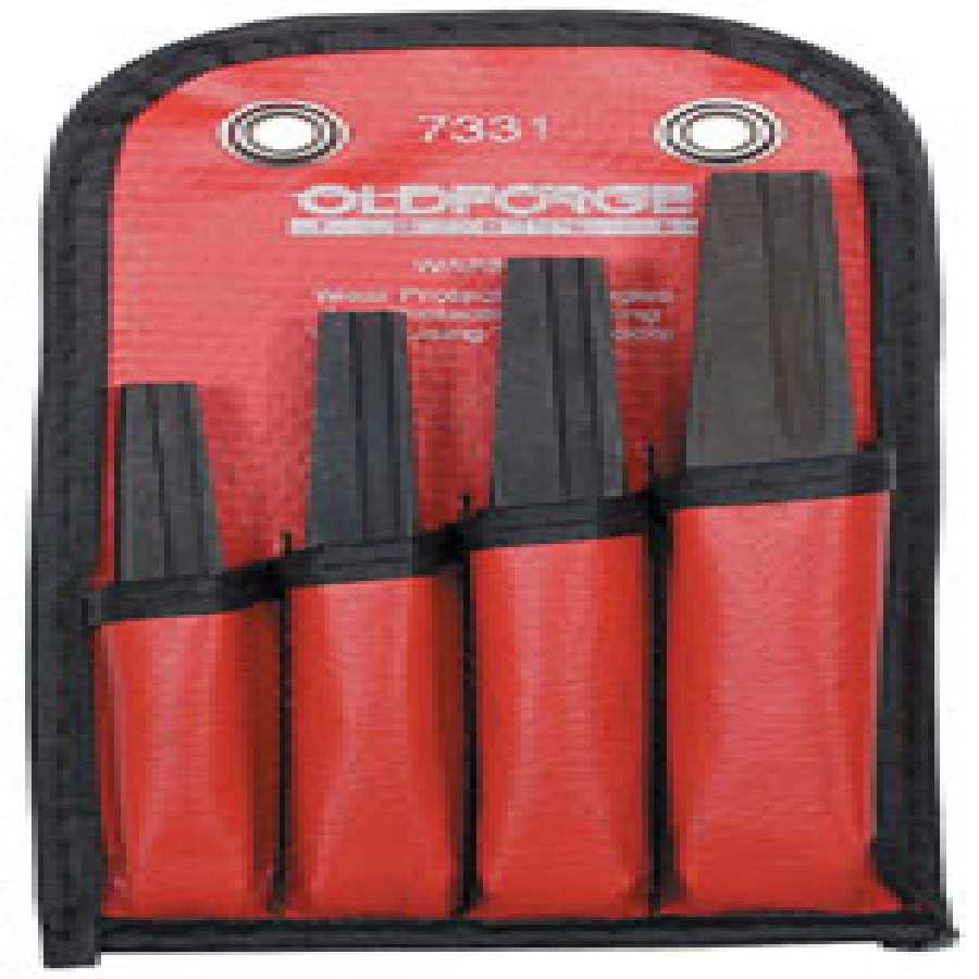 4 Piece Screw Extractor Set- Fluted Type