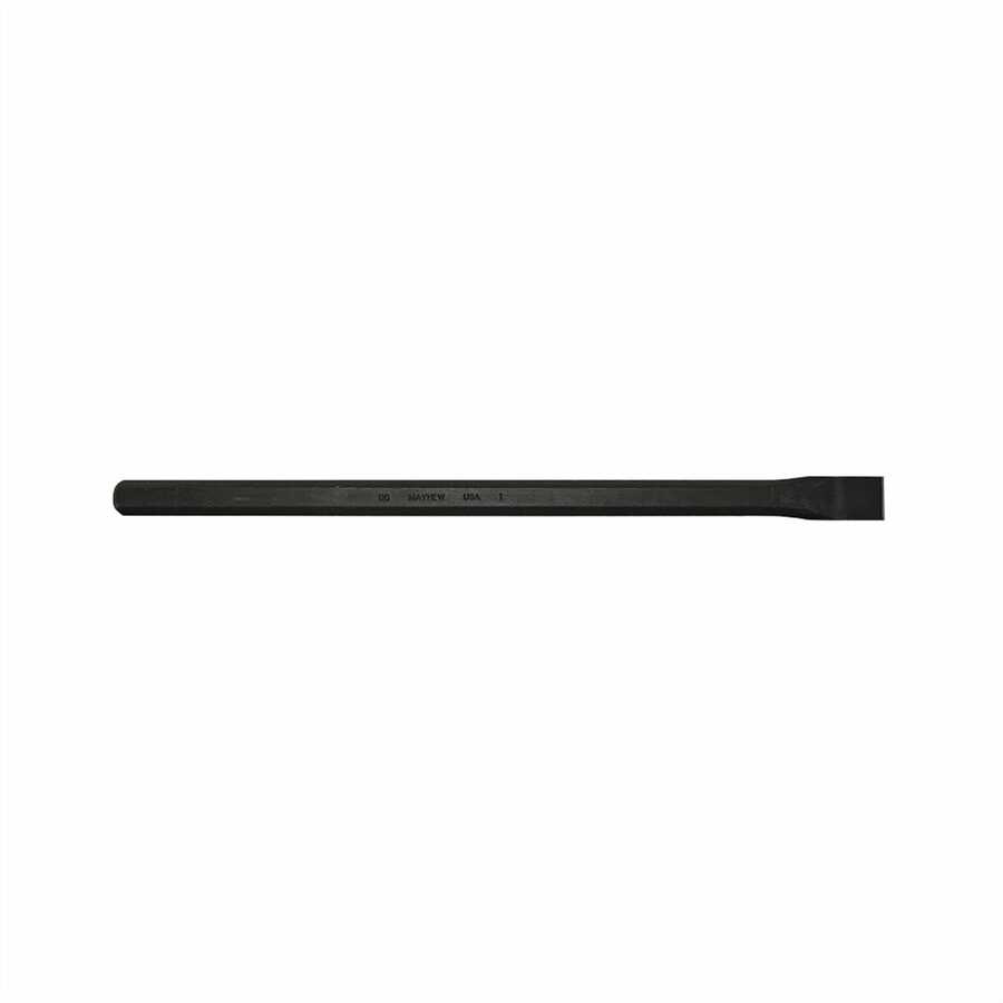 1" X 12" Black Oxide Cold Chisel