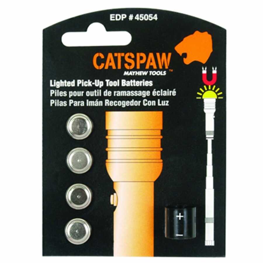Replacement Battery for 45044, 45048 Pick Up Tools - 4/Pk