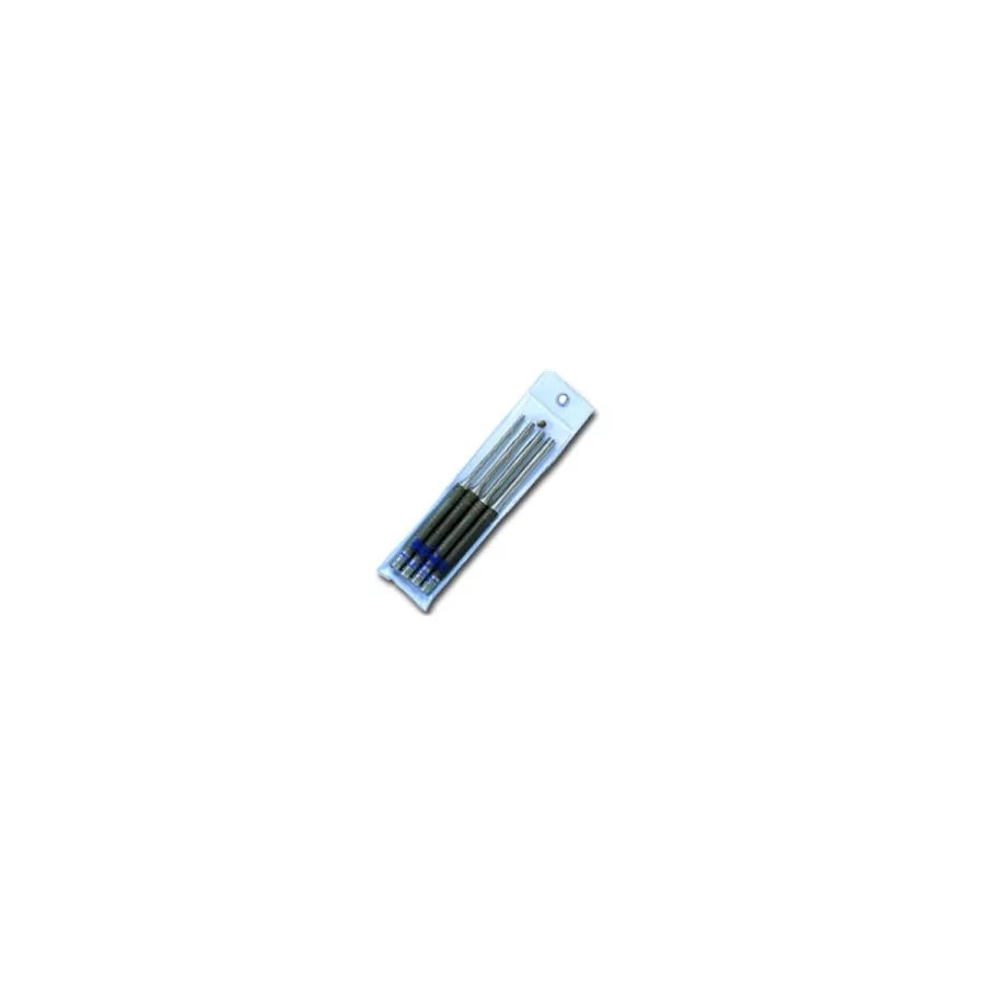Extra Long Knurled Pin Punch Kit - 4-Pc