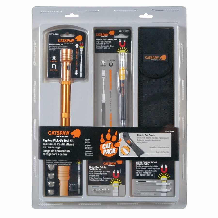 CatsPaw CatPack Lighted Pick-Up Tools