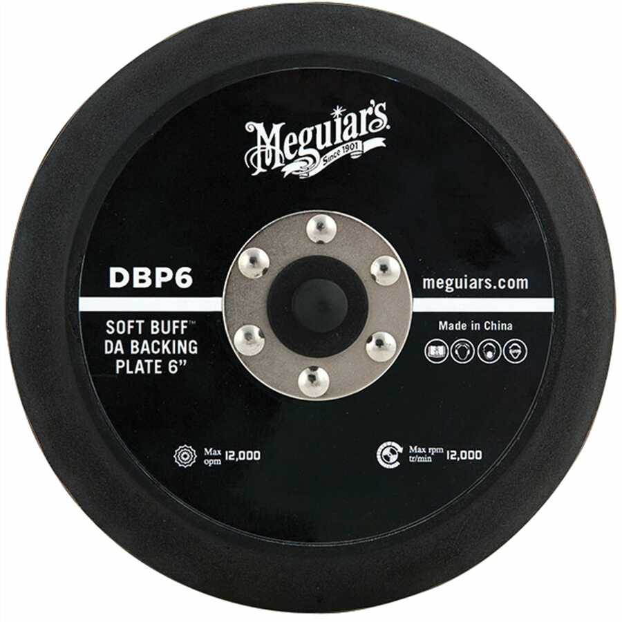 SOFT BUF DA POLISHER BACKING PLATE 6 inch