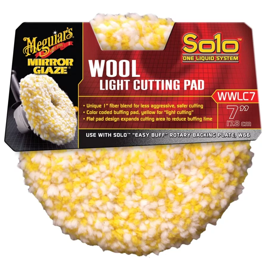 Mirror Glaze Solo Wool Light Cutting Pad 7 Inch Mirror Glaze Solo Wool Light Cutting Pad 7 Inch