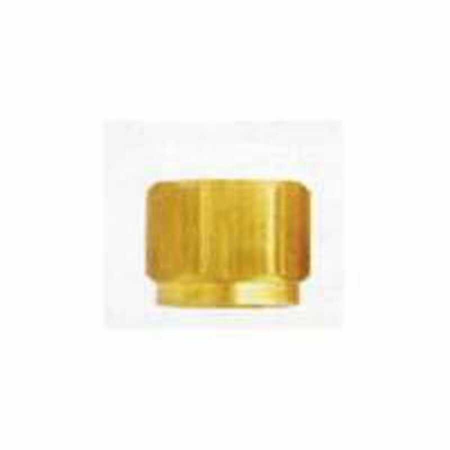 Female Swivel Brass Hose End - 1/4 In ID x 1/4 In NPS