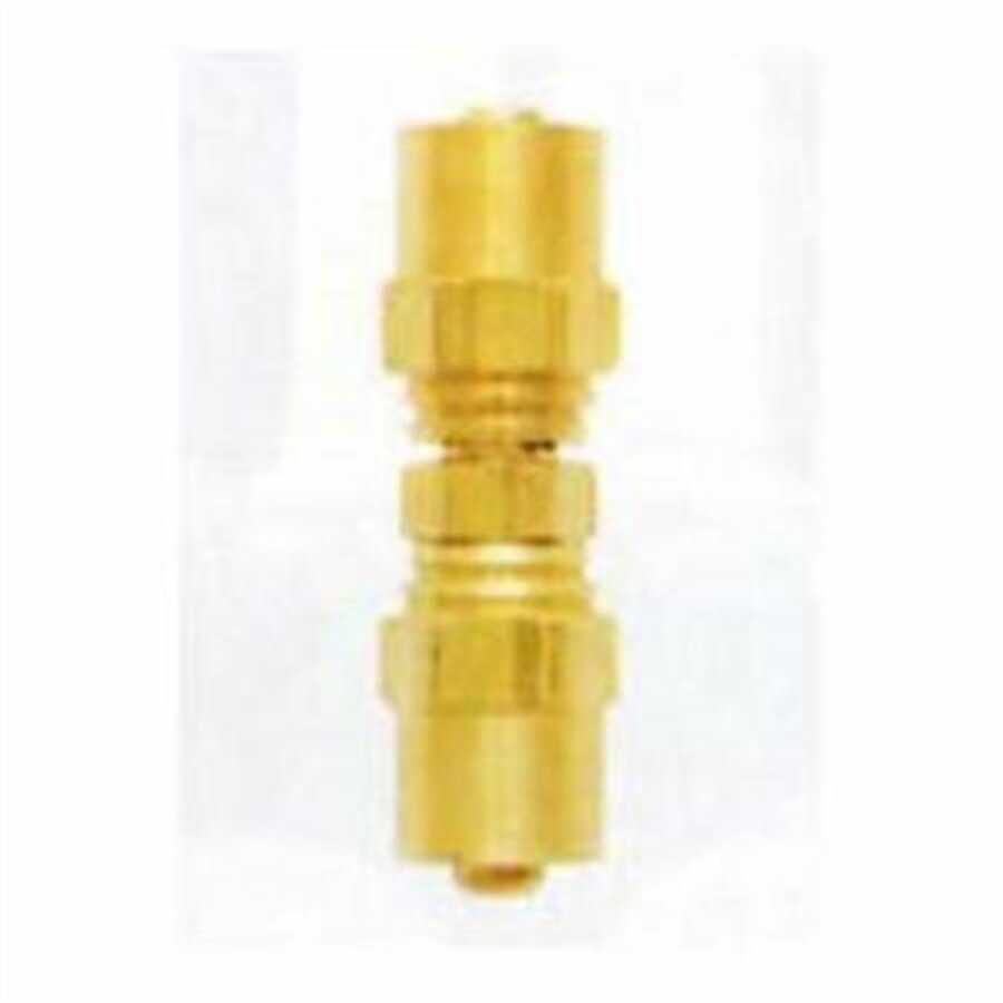 Re-Usable Brass Hose Fitting Mender -1/4 In ID x 5/8 In OD