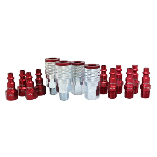 14 Piece M-Style 1/4" NPT Red