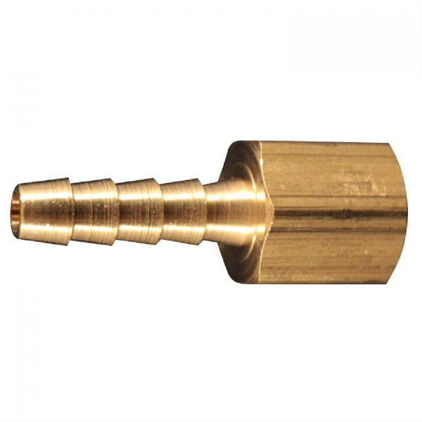 Female, Non Swivel Brass Hose End