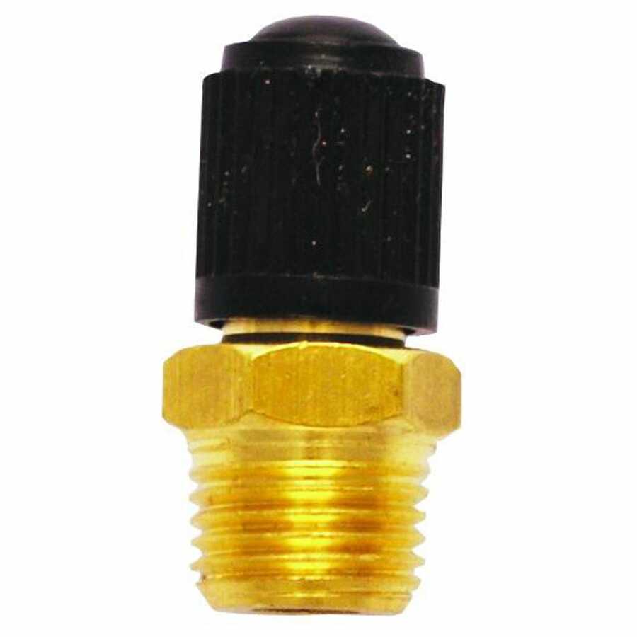 Milton 1/4" Male NPT Tank Valve, 200 PSI, 2-Pack