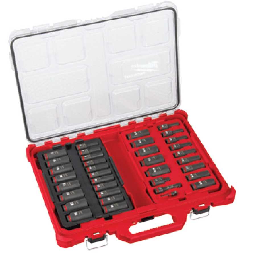 SHOCKWAVE Impact Duty(TM) Socket 3/8" Dr 36PC PACKOUT Set