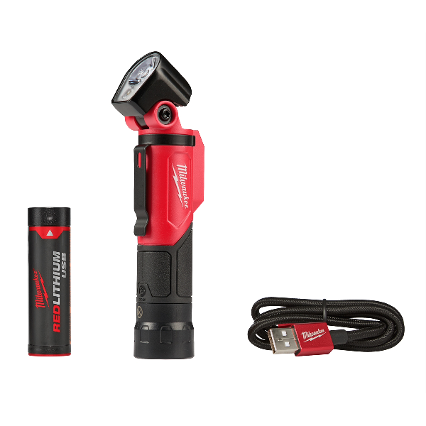 USB Rechargeable Pivoting Flashlight