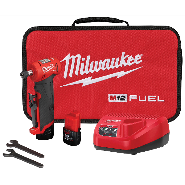 M12 FUEL Right Angle Die Grinder 2 Battery Kit