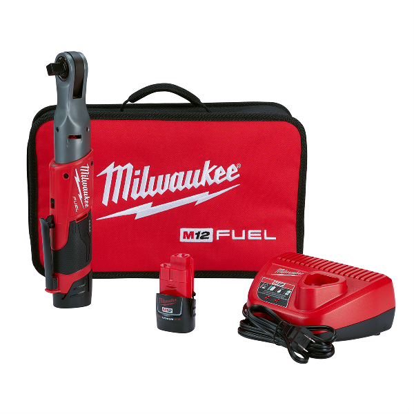 M12 FUEL 1/2" Ratchet 2 Battery Kit