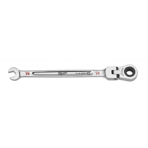 1/4" Flex Head Ratcheting Combination Wrench