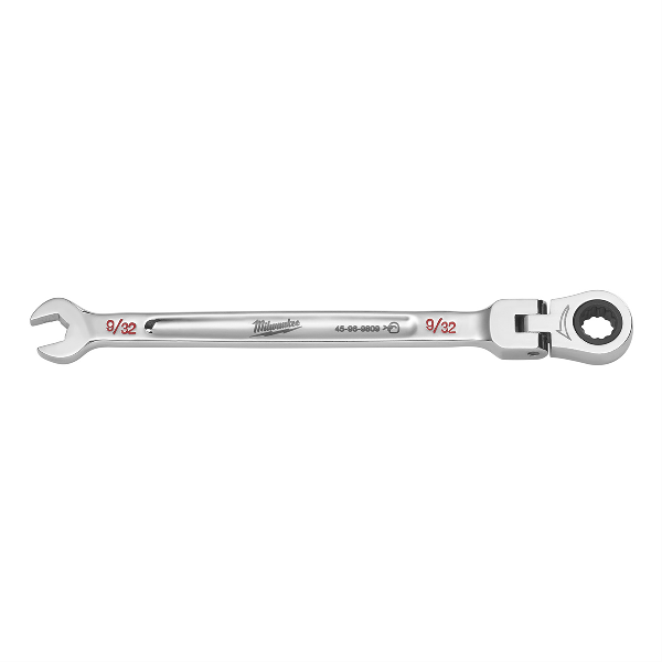 9/32" Flex Head Ratcheting Combination Wrench