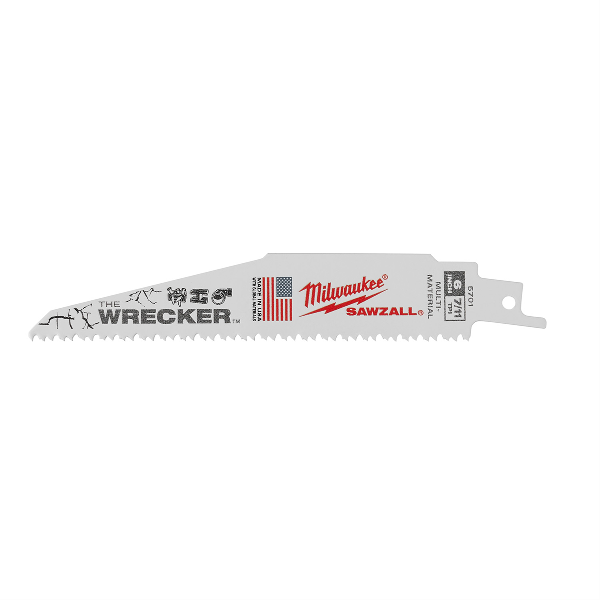 The WRECKER Multi-Material SAWZALL Blade 6" 7/11TP