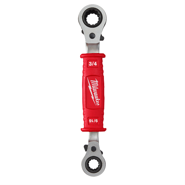 Lineman?s 4-in-1 Insulated Ratcheting Box Wrench