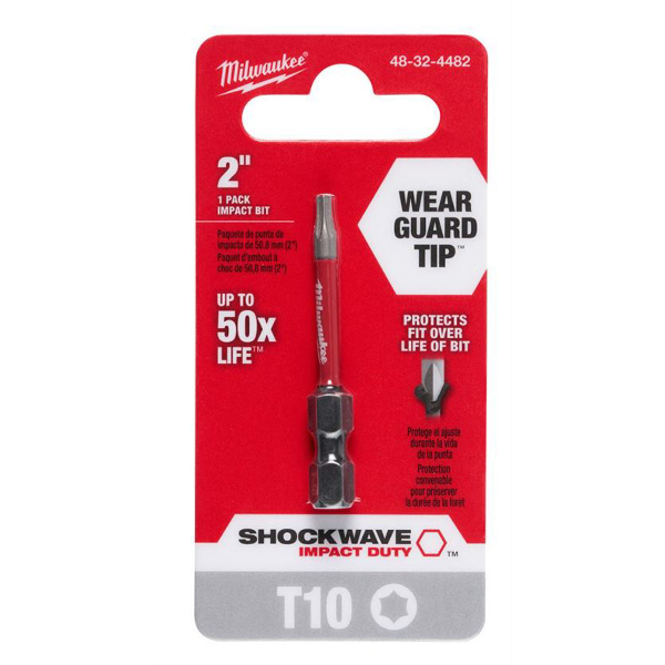 Shockwave T10 Torx 2" Power Bit