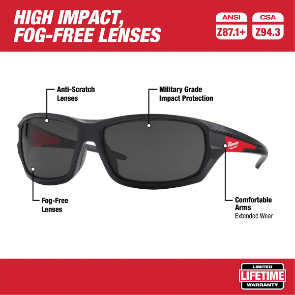 Tint Hi Performance Safety Glasses