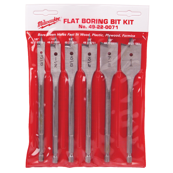 Flat Boring Bit Kit