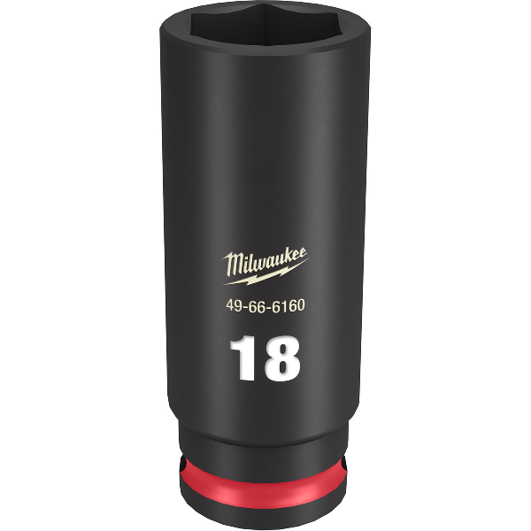 SHOCKWAVE Imp Duty 3/8"Dr 18MM Dp 6PT Socket