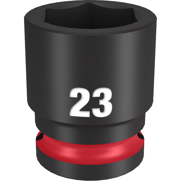 SHOCKWAVE Imp Duty 1/2"Dr 23MM Std 6PT Socket