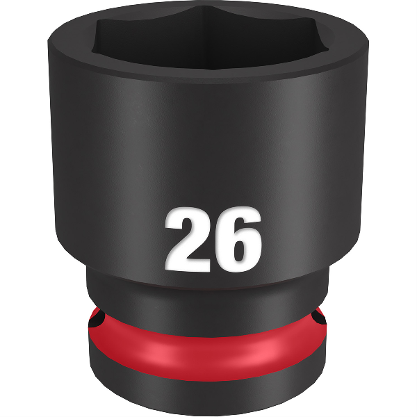 SHOCKWAVE Imp Duty 1/2"Dr 26MM Std 6PT Socket