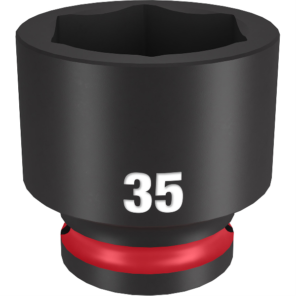 SHOCKWAVE Imp Duty 1/2"Dr 35MM Std 6PT Socket