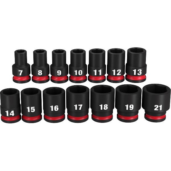 14PC Imp Duty 3/8"Dr Metric Std 6-PT Socket Set