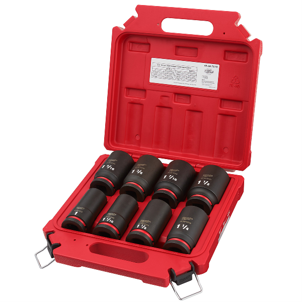 8PC Imp Duty 3/4"Dr SAE Dp 6-PT Socket Set