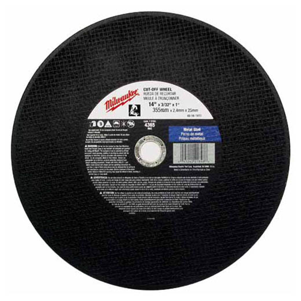 14"X3/32"X1" CUT-OFF WHEEL (TYPE 1)