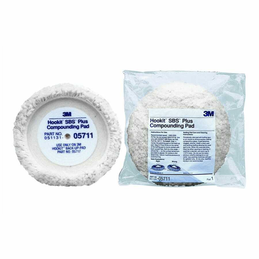 Wool Blend Compounding Pad, Single Sided
