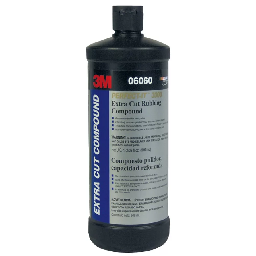 Perfect-It 3000 Extra Cut Rubbing Compound, 1 Quart (US)/946 mL Perfect-It 3000 Extra Cut Rubbing Compound, 1 Quart (US)/946 mL