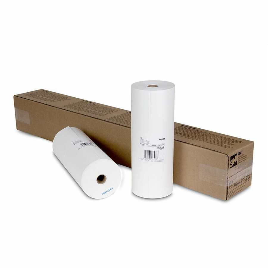 White Masking Paper 06538, 12 Inch x 750 Ft LG/3