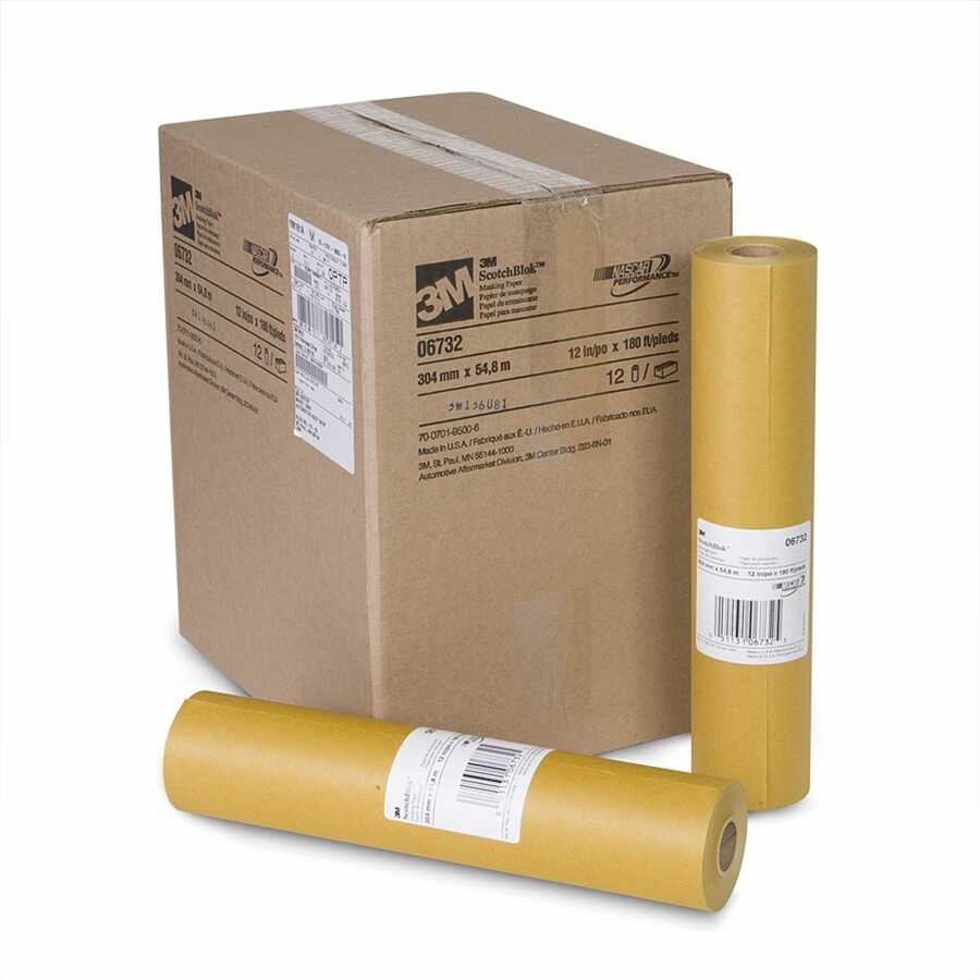 MASKING PAPER SCOTCHBLOK 12" X 180 FT