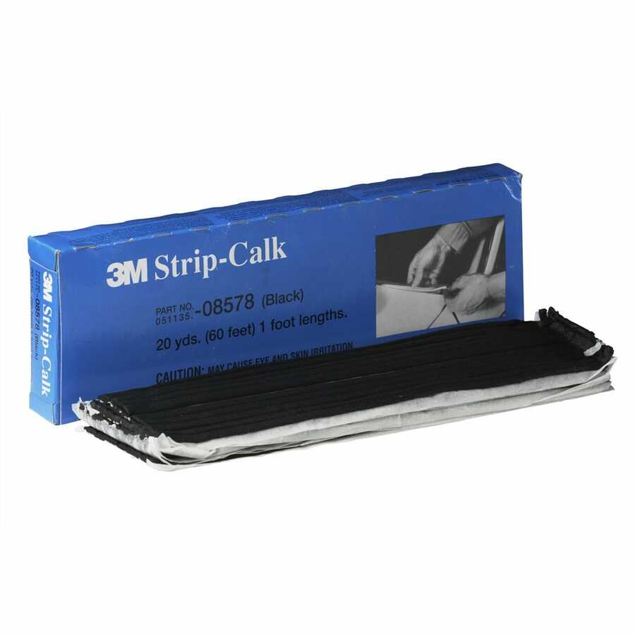 Strip Calk - Black - 60-1 Ft Strips
