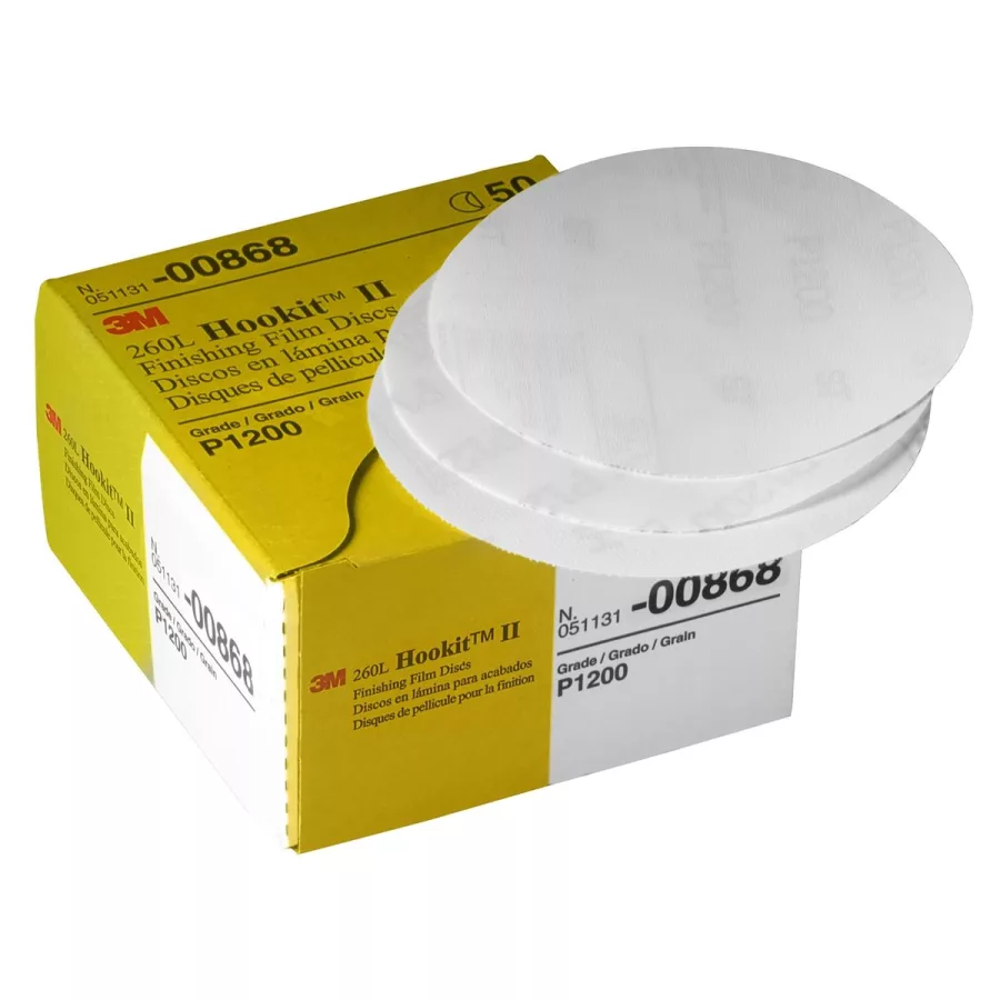 FINISHING FILM DISCS HOOKIT II P1200 6IN 50PK