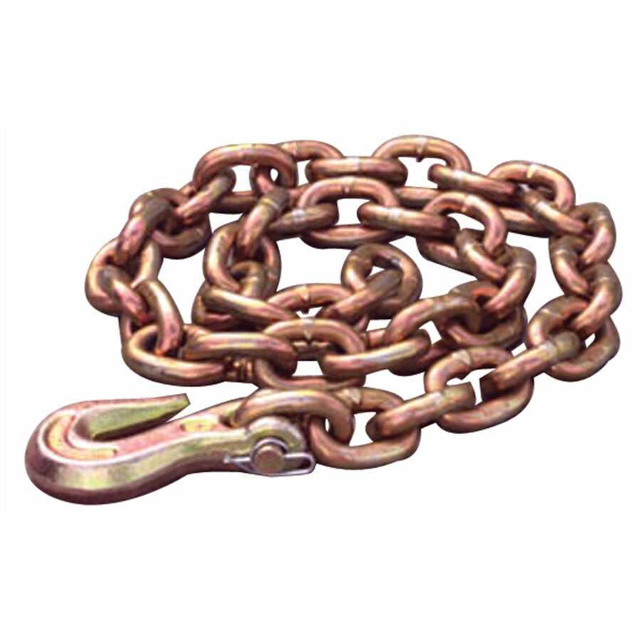 Frame Straightening Chain w/ Grab Hook - 10 Ft x 3/8 In