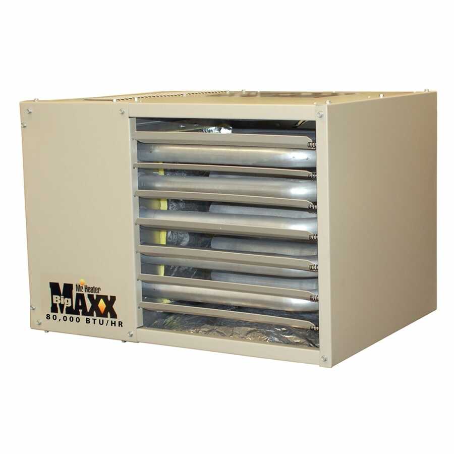 Natural Gas Direct Fire Unit Heater, 80,000 BTU/Hr