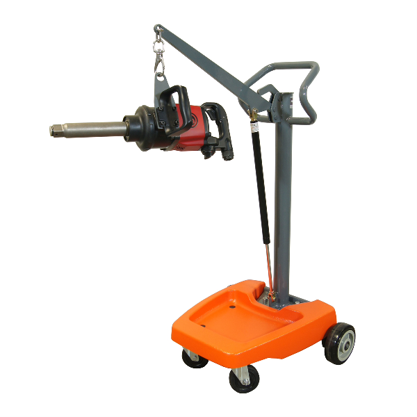 Mobile impact wrench support stand